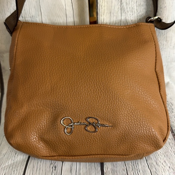 Jessica Simpson brown/tan PVC crossbody bag - Picture 3 of 13